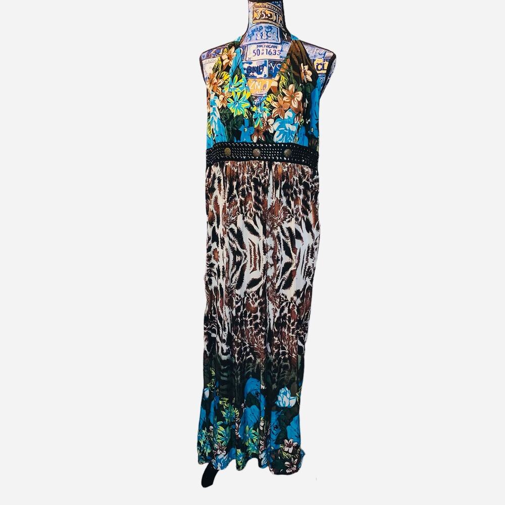 Magic halter dress maxi size 3x